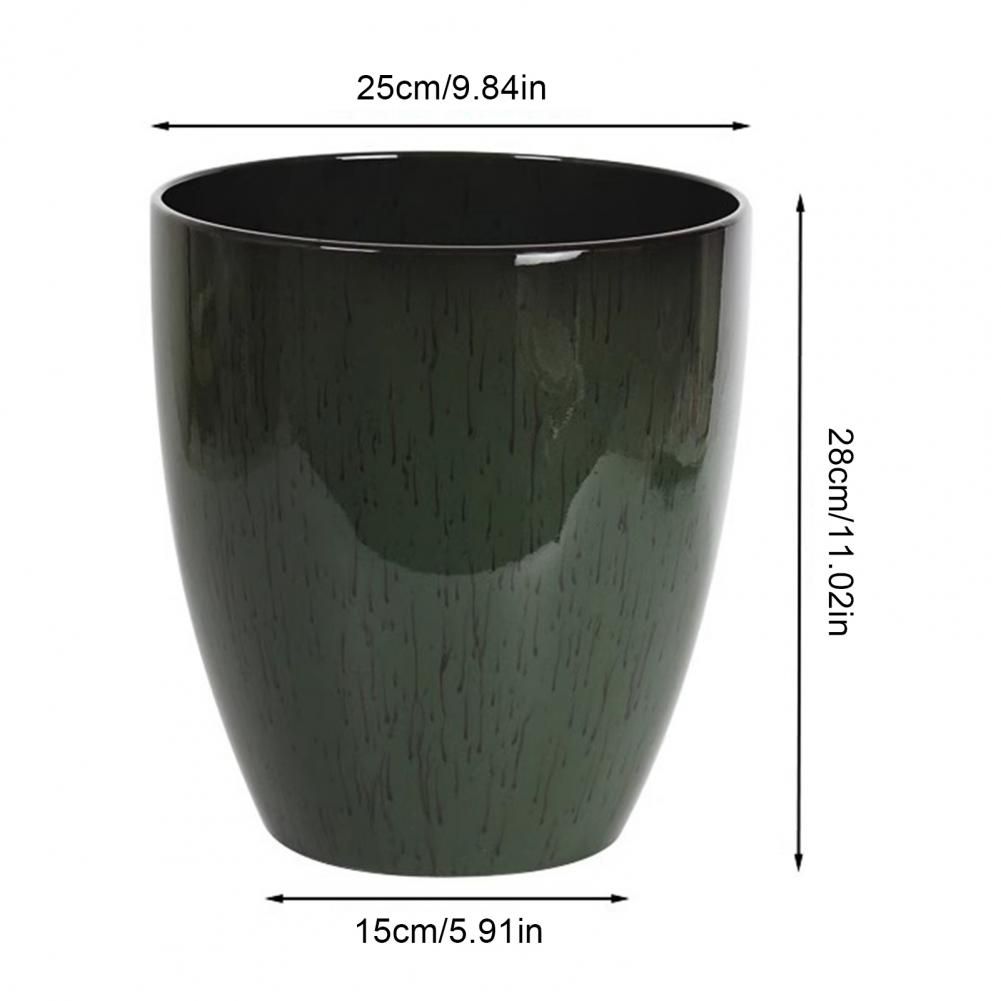 Aloe Vera Pot - 28cm Height Deep Flower Pot Imitation