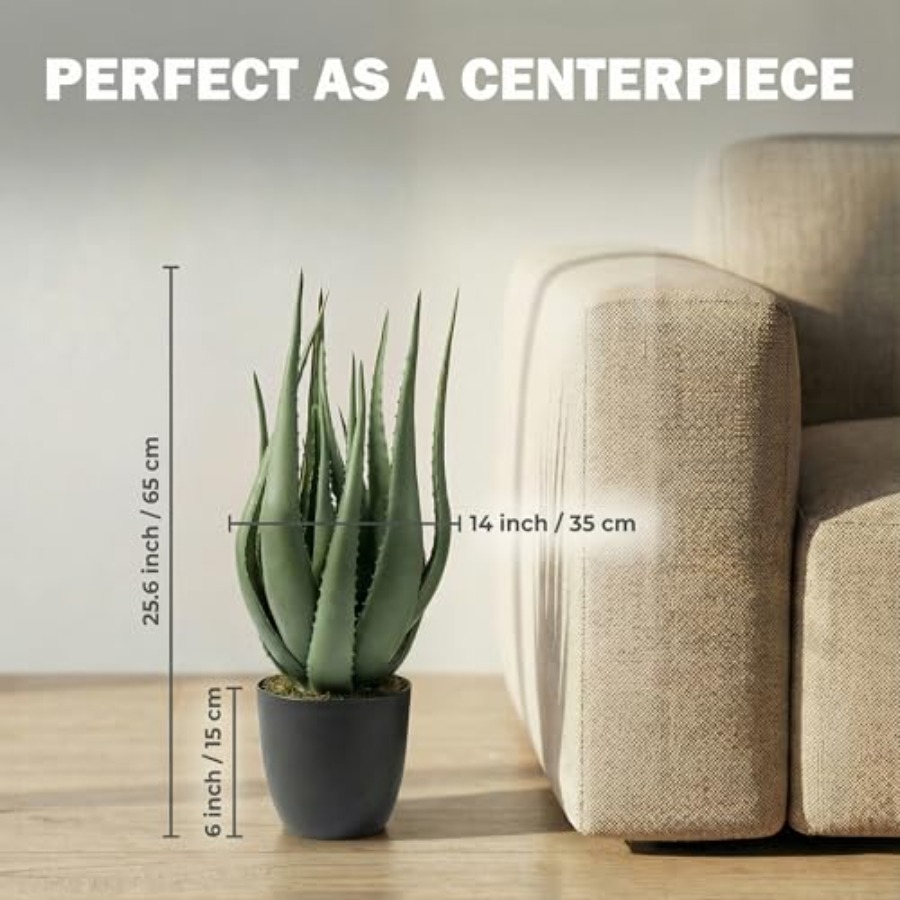 Large Potted Artificial Aloe V - Aloe Vera Pot 리뷰 및 가격