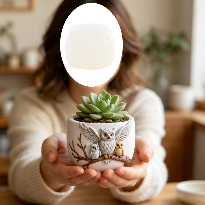 The owl standing on the branch - Echeveria Succulent 리뷰 및 가격
