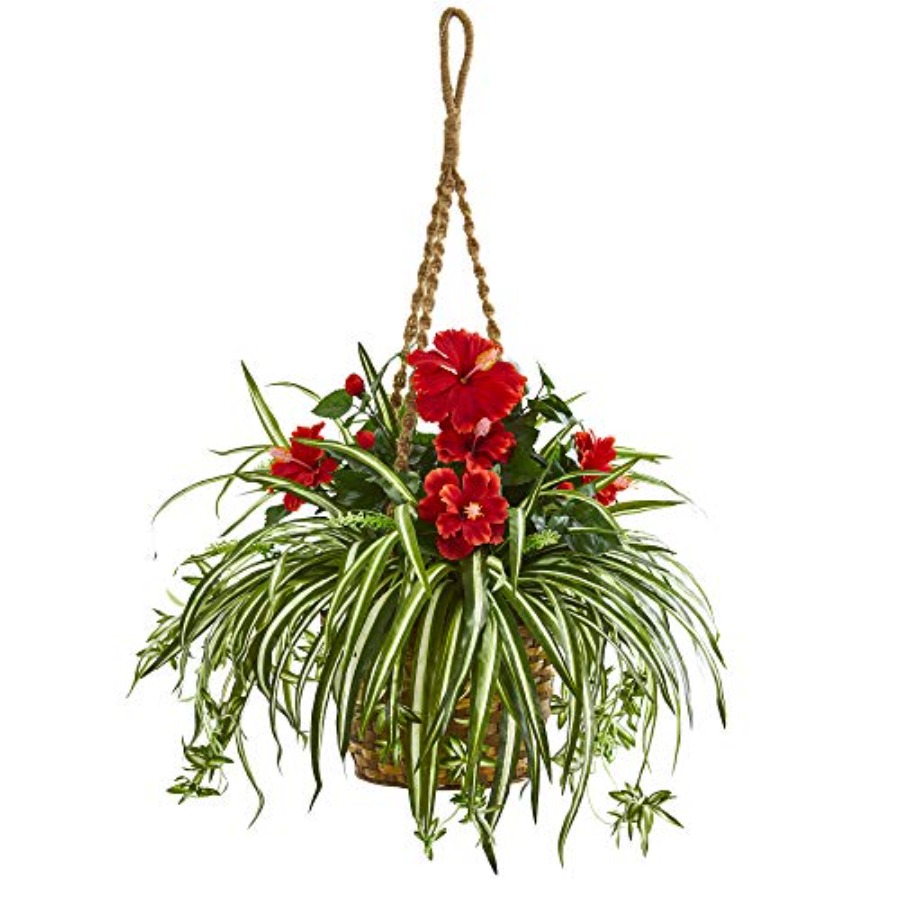 Hanging basket artificial plan - Spider Plant Hanging 리뷰 및 가격