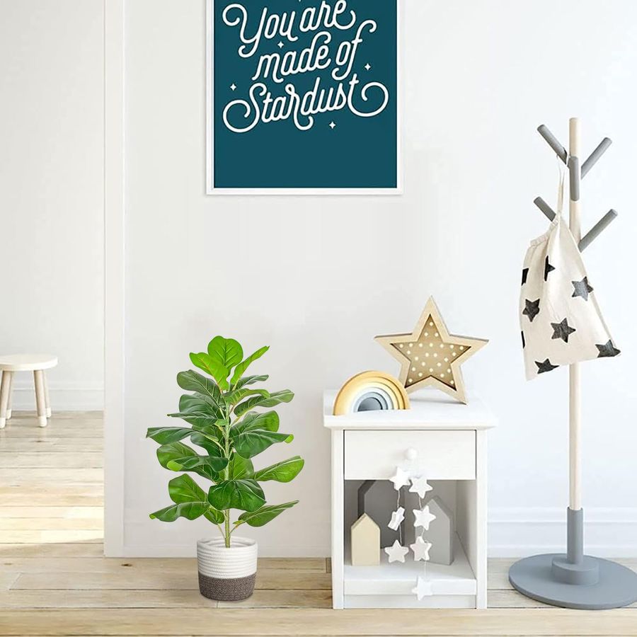 Artificial Fiddle Leaf Fig Tre - Ficus Lyrata Tree 리뷰 및 가격
