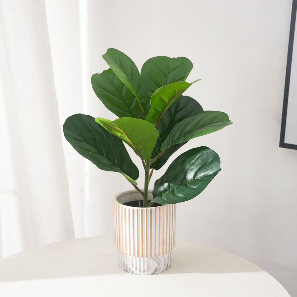 38cm 9 Forks Artificial Ficus  - Ficus Lyrata Tree 리뷰 및 가격