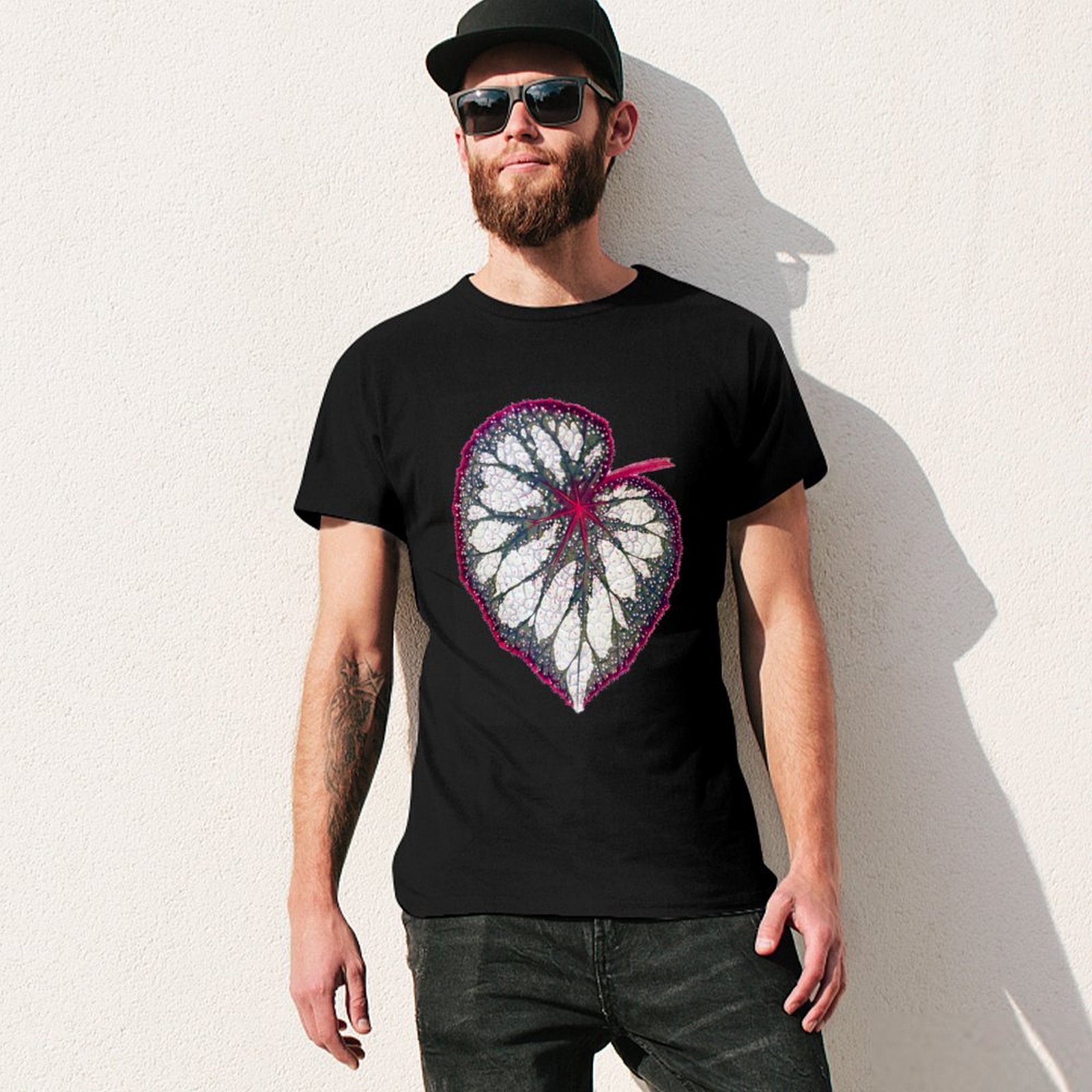 Begonia rex T-Shirt Work Outdo - Begonia Rex 리뷰 및 가격