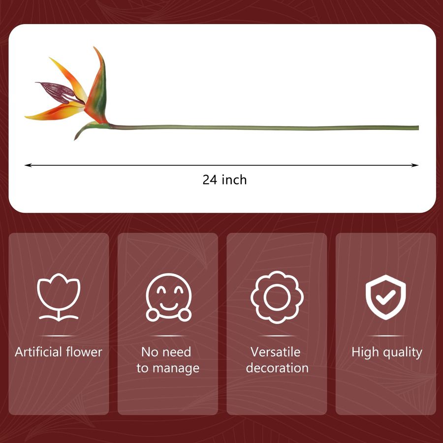 12 Pcs Bird of Paradise Artifi - Bird Paradise Strelitzia 리뷰 및 가격