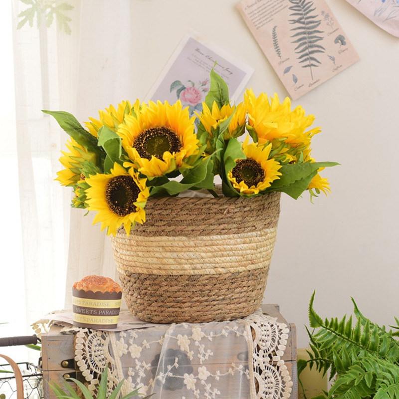 Straw Weaving Flower Plant Pot - Aloe Vera Pot 리뷰 및 가격