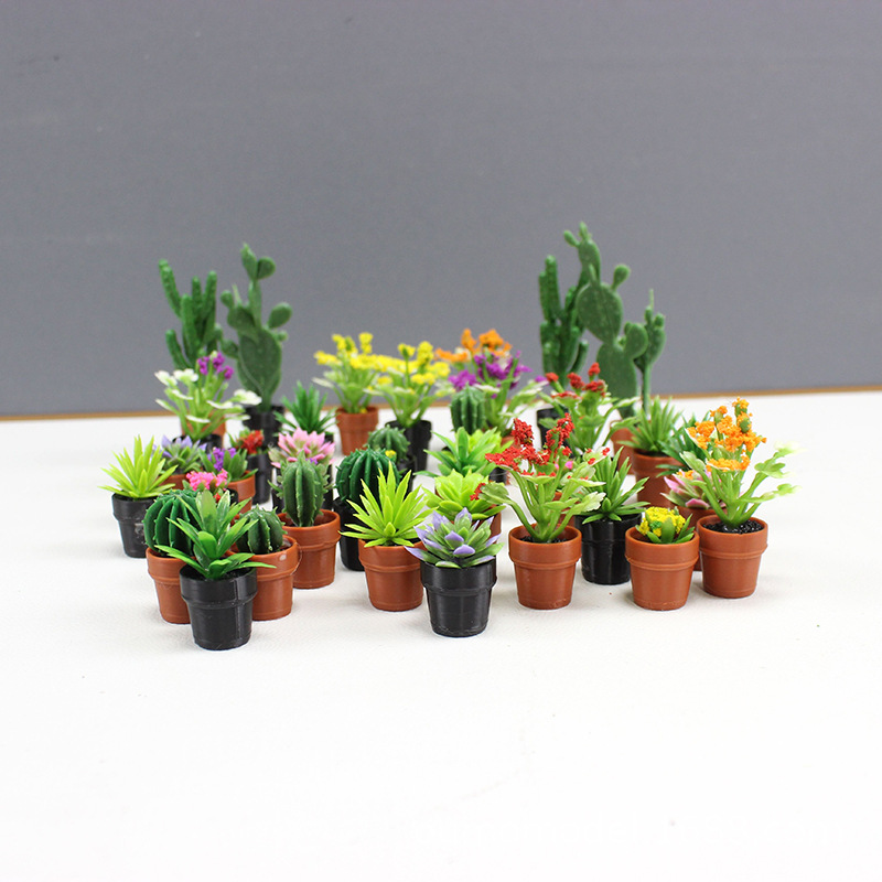 Mini Simulated Plants Cactus S - Echeveria Succulent 리뷰 및 가격