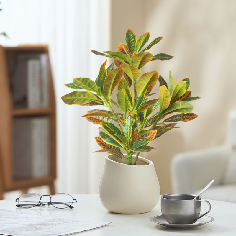 24-41cm Artificial Plants Fake - Ficus Lyrata Tree 리뷰 및 가격