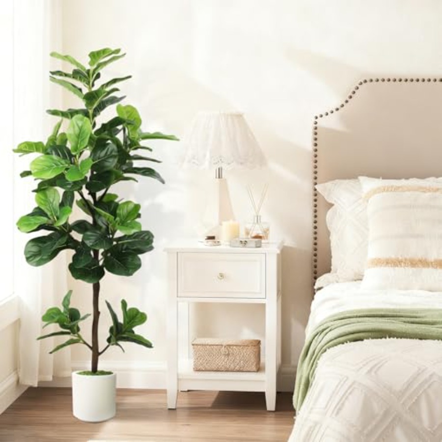 5Feet Artificial Fiddle Leaf F - Ficus Lyrata Tree 리뷰 및 가격