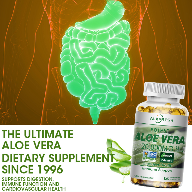 Aloe Vera Capsules Improve Dig - Aloe Vera Pot 리뷰 및 가격