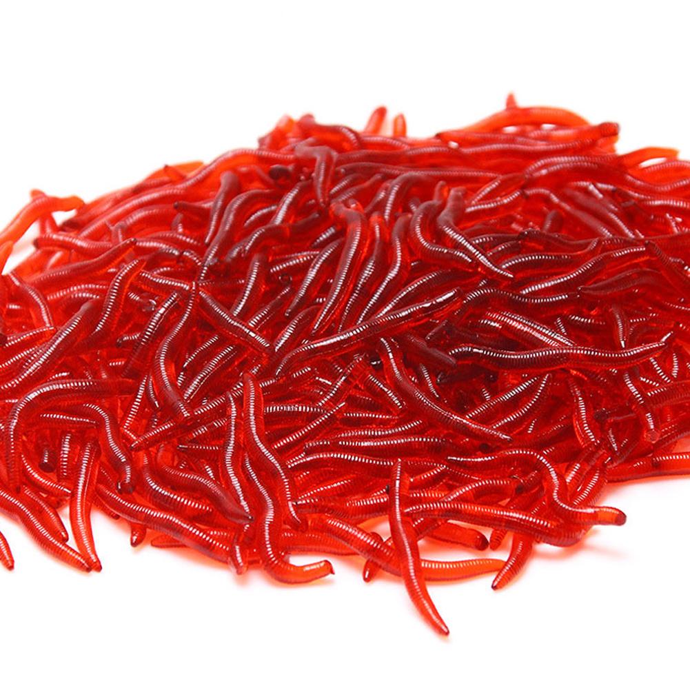 50/100PCS Soft Lure Bass Bream - Aglaonema Red 리뷰 및 가격